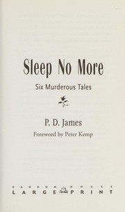 Sleep no more : six murderous tales  Cover Image