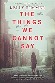 The things we cannot say Book cover