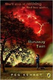Runaway twin Book cover