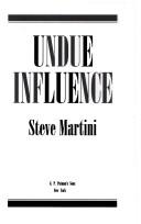 Undue influence  Cover Image